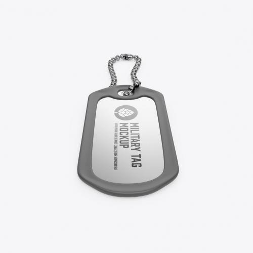 Metal Tag Mockup Metal Tag Mockup