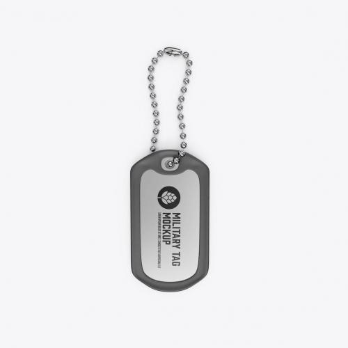 Metal Tag Mockup Metal Tag Mockup
