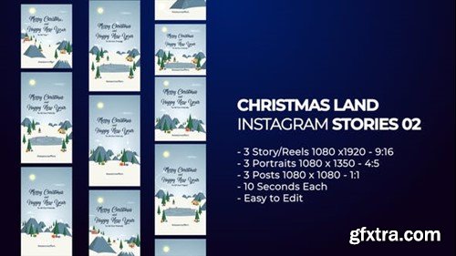 Videohive Christmas Land Instagram Stories 02 49389241