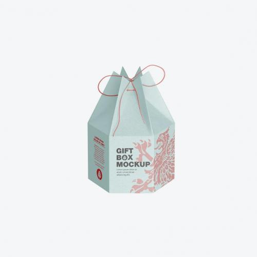 Kraft Paper Wedding Gift Box Mockup Kraft Paper Wedding Gift Box Mockup