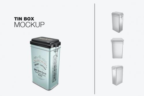 Tin With Locking Lid Tin With Locking Lid