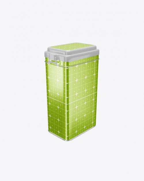 Tin With Locking Lid Tin With Locking Lid