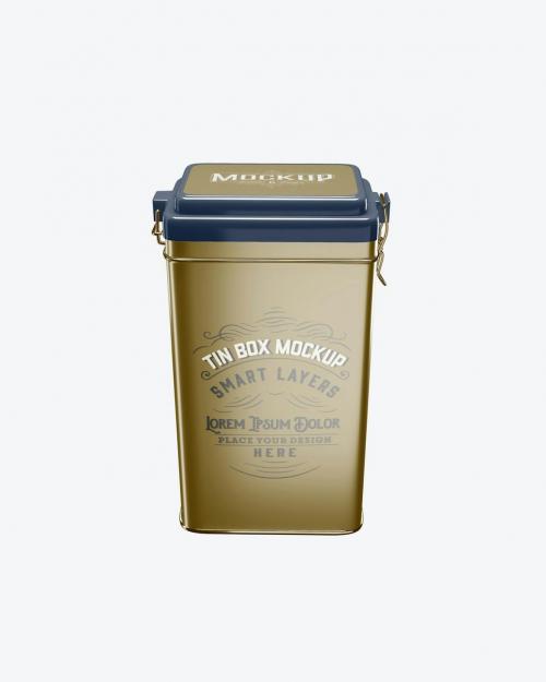 Tin With Locking Lid Tin With Locking Lid