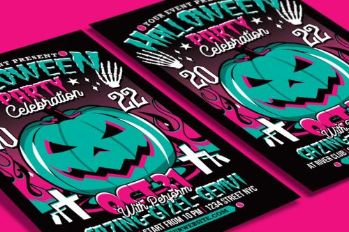 Halloween Party Celebration Flyer Halloween Party Celebration Flyer