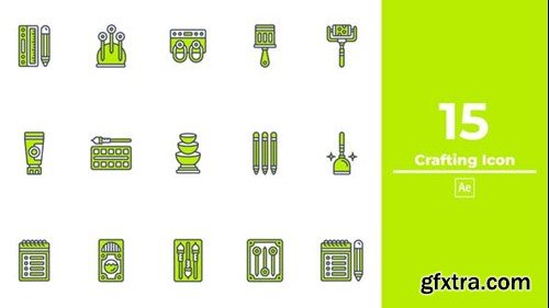 Videohive Crafting Icon After Effects 49397786