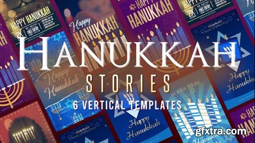Videohive 6 Hanukkah Stories 49424141