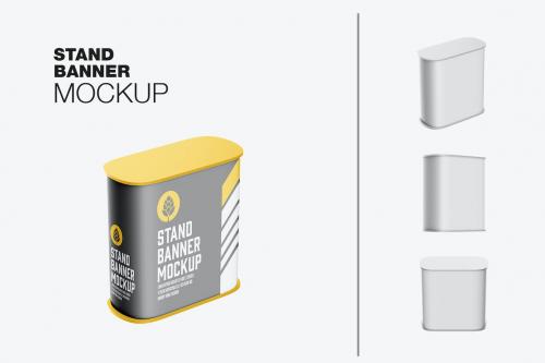 Promo Stand Banner Mockup Promo Stand Banner Mockup