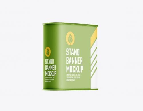 Promo Stand Banner Mockup Promo Stand Banner Mockup