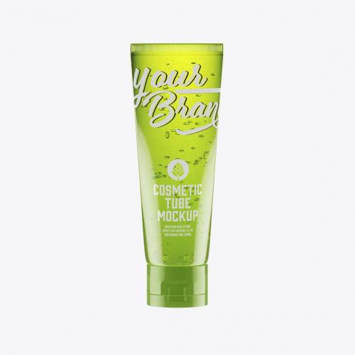 Transparent Cosmetic Tube Mockup Transparent Cosmetic Tube Mockup