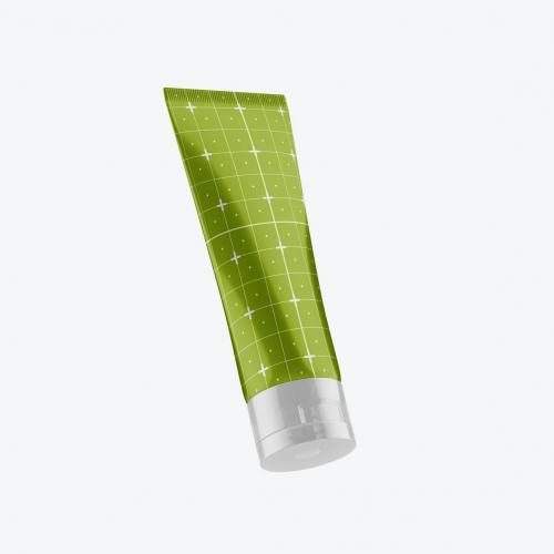 Transparent Cosmetic Tube Mockup Transparent Cosmetic Tube Mockup