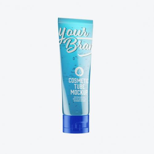 Transparent Cosmetic Tube Mockup Transparent Cosmetic Tube Mockup