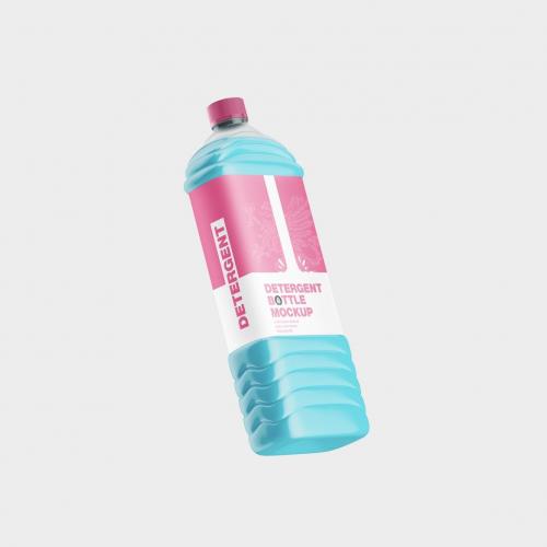Plastic Liquid Bottle Mockup Plastic Liquid Bottle Mockup