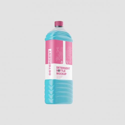 Plastic Liquid Bottle Mockup Plastic Liquid Bottle Mockup