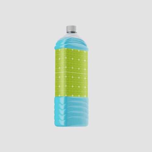 Plastic Liquid Bottle Mockup Plastic Liquid Bottle Mockup
