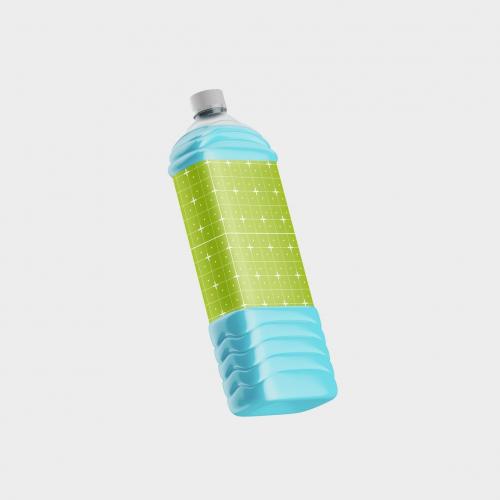 Plastic Liquid Bottle Mockup Plastic Liquid Bottle Mockup