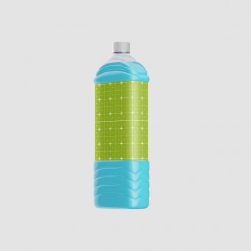 Plastic Liquid Bottle Mockup Plastic Liquid Bottle Mockup