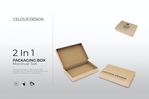 Papper Box Packaging Mockup Papper Box Packaging Mockup