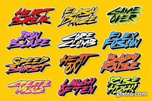 Ryzes | Cyber Graffiti Font Vol.4, 91598870 Ryzes | Cyber Graffiti Font Vol.4, 91598870