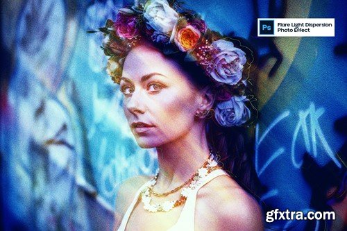 Flare Light Dispersion Photo Effect PCBF7EY Flare Light Dispersion Photo Effect PCBF7EY