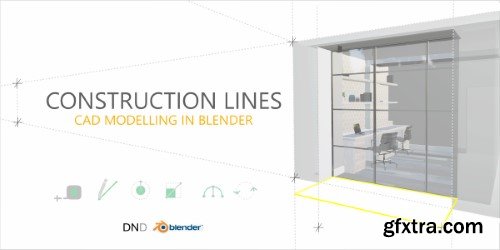 Blender Market - Construction Lines - Accurate Cad Modelling Add-On For Blender v0.9.6.8