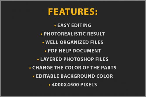 Paint Bucket Mockup PSD Paint Bucket Mockup PSD