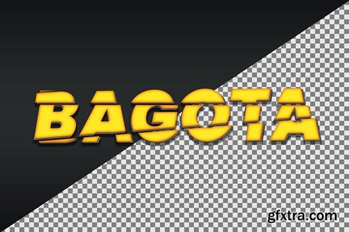 Bagota Text Effect WNN874S Bagota Text Effect WNN874S