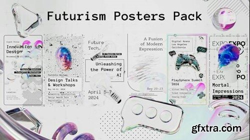Videohive Futuristism Poster Pack 49451232