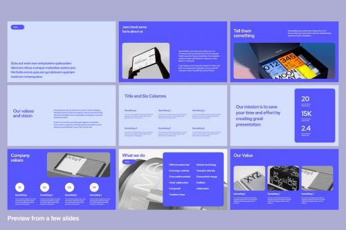 Slidly - Bold Pitch and presentation template