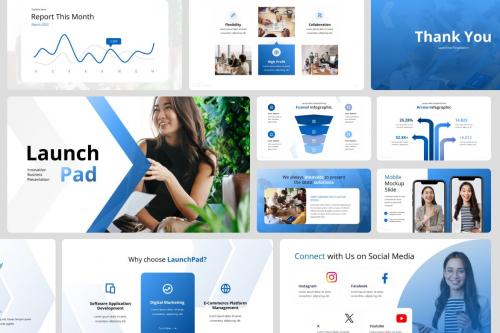 LaunchPad Startup PowerPoint Template LaunchPad Startup PowerPoint Template