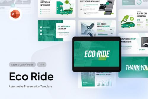 Eco Ride Automotive PowerPoint Template Eco Ride Automotive PowerPoint Template