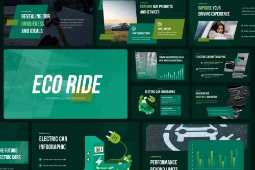 Eco Ride Automotive PowerPoint Template Eco Ride Automotive PowerPoint Template
