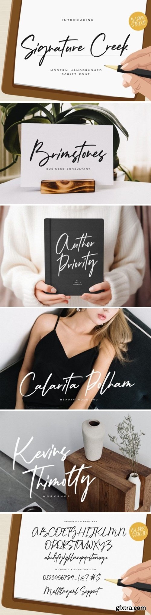 Signature Creek Font Signature Creek Font