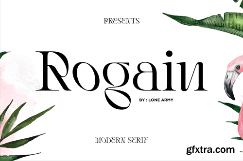 Rogain - Modern Serif Font KDRXNS2