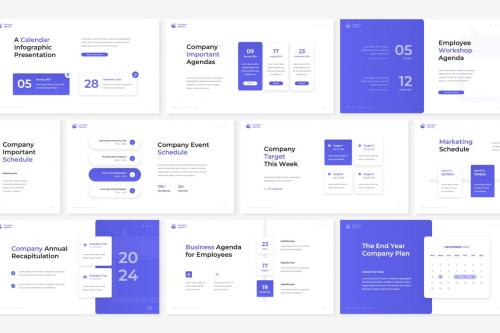 Calendar and Agenda Powerpoint Calendar and Agenda Powerpoint