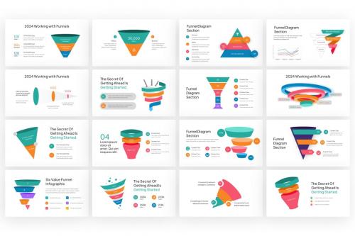 Simple Funnel Infographic PowerPoint Template Simple Funnel Infographic PowerPoint Template