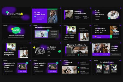 Resume Portfolio PowerPoint Template Resume Portfolio PowerPoint Template