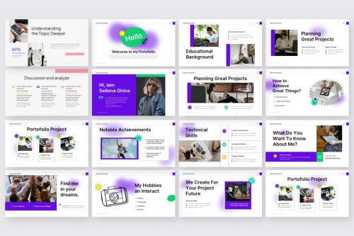 Resume Portfolio PowerPoint Template Resume Portfolio PowerPoint Template