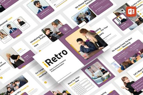 Retro - Company Profile PowerPoint Template Retro - Company Profile PowerPoint Template