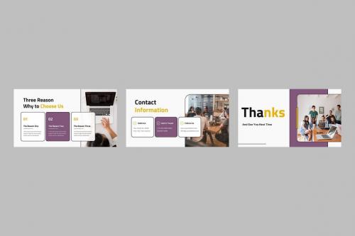 Retro - Company Profile PowerPoint Template Retro - Company Profile PowerPoint Template