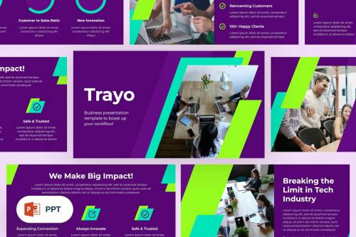 Trayo - Business Power Point Template Trayo - Business Power Point Template