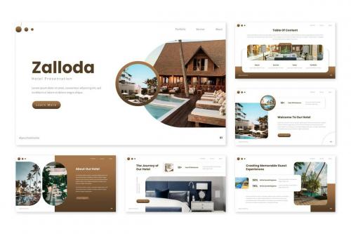 Zalloda - Hotel Powerpoint Template Zalloda - Hotel Powerpoint Template