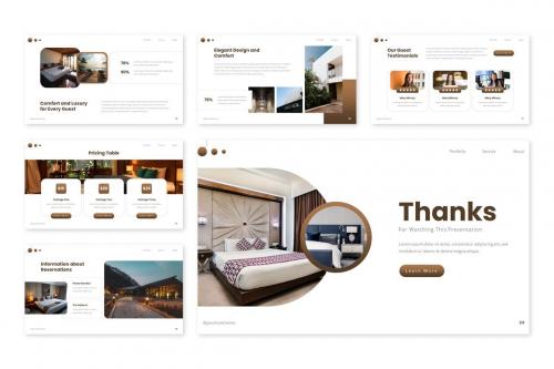 Zalloda - Hotel Powerpoint Template Zalloda - Hotel Powerpoint Template