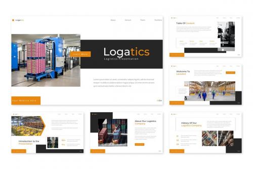 Logatics - Logistics Powerpoint Template Logatics - Logistics Powerpoint Template