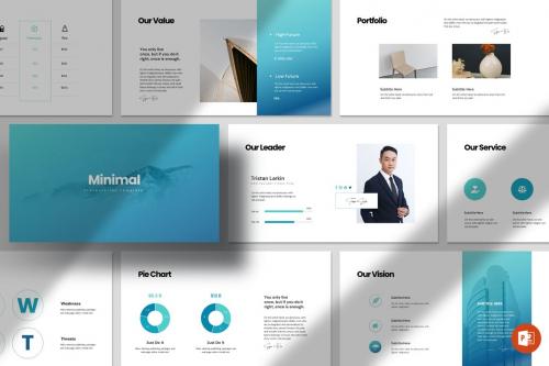Minimal PowrePoint Presentation Template Minimal PowrePoint Presentation Template