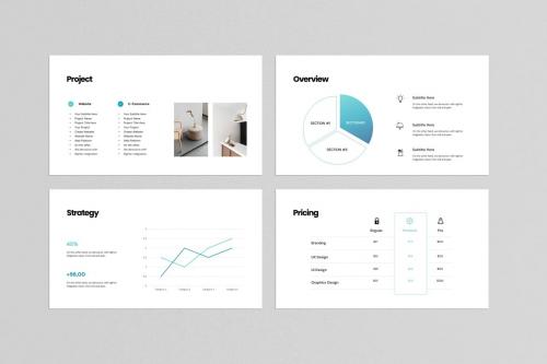 Minimal PowrePoint Presentation Template Minimal PowrePoint Presentation Template