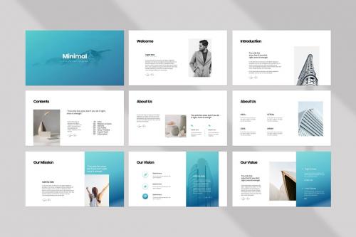 Minimal PowrePoint Presentation Template Minimal PowrePoint Presentation Template