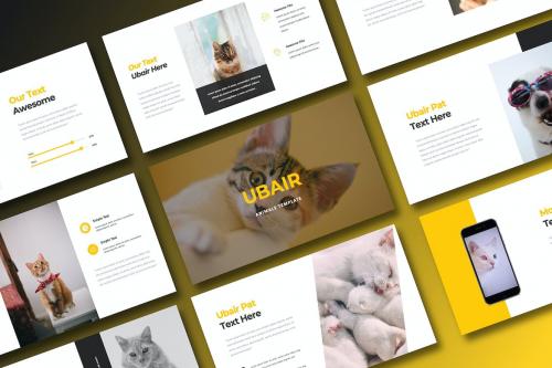 Ubair Animals PowerPoint Template Ubair Animals PowerPoint Template