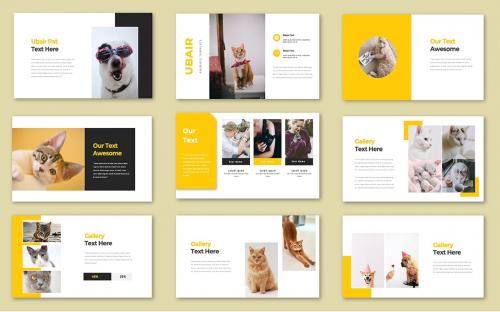 Ubair Animals PowerPoint Template Ubair Animals PowerPoint Template