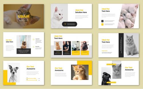 Ubair Animals PowerPoint Template Ubair Animals PowerPoint Template