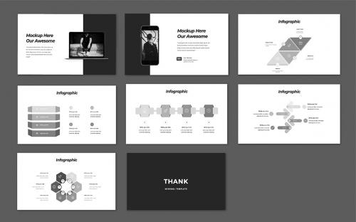 Mono Black Minimal PowerPoint Template Mono Black Minimal PowerPoint Template